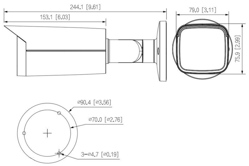Dahua IP kamera IPC-HFW5541T-ASE-0360B-S3