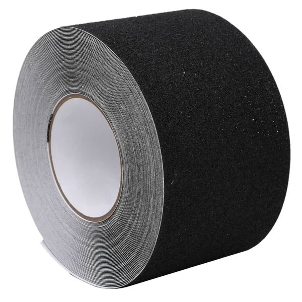 vidaXL Protišmyková páska čierna 0,1x20 m PVC