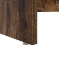 vidaXL Stôl Dymová dub 120,5 x 44 x 88,5 cm Kompozitné drevo