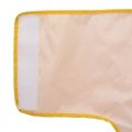 vidaXL Pláštenka pre psa s reflexnými prúžkami, polyesterová, žltá, 4XL