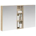 vidaXL Set kabinetov do kúpeľne 3 ks 100 x 10,5 x 60,5 cm