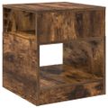 vidaXL Koncový stôl Dymová dub 40,5 x 40 x 45 cm Kompozitné drevo