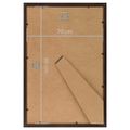 vidaXL Fotorámiky na stenu alebo stôl 3 ks čierne 70x90 cm MDF