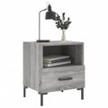 vidaXL Nočné stolíky 2 ks sivé sonoma 40x35x47,5 cm kompozitné drevo
