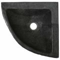 vidaXL Umývadlo Sivá (38-45) x (38-45) x 12 cm Riečna skala