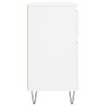 vidaXL Komoda biela 60x35x70 cm spracované drevo