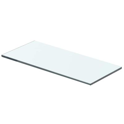 vidaXL Poličkový panel z priehľadného skla, 40x12 cm
