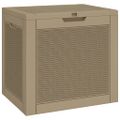 vidaXL Záhradný úložný box bledohnedý 55,5x43x53 cm polypropylén