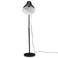 vidaXL Podlahová lampa 25 W čierna 30x30x90-150 cm E27