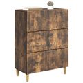 vidaXL Zásuvkový kabinet 66 x 34,5 x 90 cm Kompozitné drevo Dymový dub