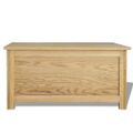 vidaXL Úložný box 90x45x45 cm, dubový masív