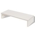 vidaXL Stojan na monitor z drevotriesky, 60x23,5x12 cm, biely
