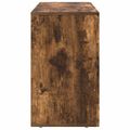vidaXL Servírovacia skriňa ELST Dymová dub 100 x 35 x 59 cm