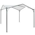 vidaXL Altánok 3x3x2,6 m, biely 180 g/m²