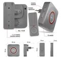GoSmart Domový bezdrôtový zvonček P5735SS do zásuvky s WiFi