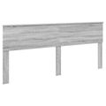 vidaXL Rám postele Sivý Sonoma 200 x 200 cm Inžinierske drevo