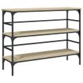 vidaXL Konzolový stolík dub sonoma 100x32x75 cm kompozitné drevo