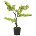 vidaXL Umelý bonsaj, cyprus s kvetináčom 60 cm, zelený