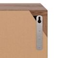 vidaXL TV skrinka, hnedý dub 88,5x27,5x30,5 cm, kompozitné drevo