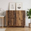 vidaXL Servírovacia skriňa Staré drevo 89 x 34,5 x 80 cm