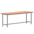 vidaXL Stolová doska 150x55x2,5 cm, bukový masív