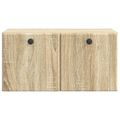 vidaXL Nástenná TV skrinka 59,5 x 31 x 30 cm Dub sonoma