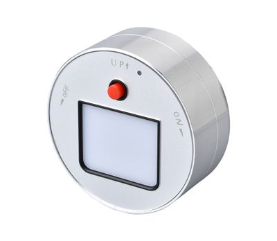 Zásuvkový modul Viking A10S, strieborná/ LED svetlo 3W/230V,16A,50Hz
