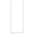 vidaXL Nohy barového stola v tvare U, 2 ks, biele, 40 x (110-111) cm, oceľové