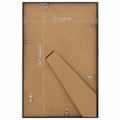 vidaXL Fotorámiky na stôl, koláž 5 ks, čierne 21x29,7 cm, MDF