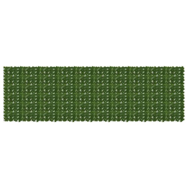 vidaXL Balkónový plôtik s listami Zelená 500 x 150 cm