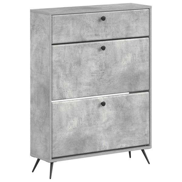 vidaXL Skriňa na topánky BREDA 78 x 24 x 103 cm Kompozitné drevo