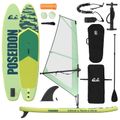 vidaXL Inflatovateľná SUP doska s plachtou POSEIDON 330 x 76 x 15 cm