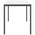 vidaXL Barový stôl Biela 200 x 100 x 105 cm Masívne borovicové drevo