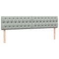 vidaXL Box Spring Posteľ s matracom Svetlosivá 180x220 cm Zamat