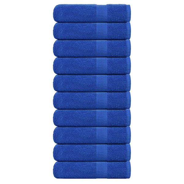 vidaXL Sprchové osušky FROGN 10 ks modré 70x140 cm 360 g/m²