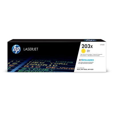 HP 203X High Yield Yellow Orig.LJ Cartridge, CF542X