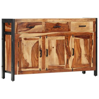 vidaXL Komoda 120x35x75 cm, drevený masív akácia