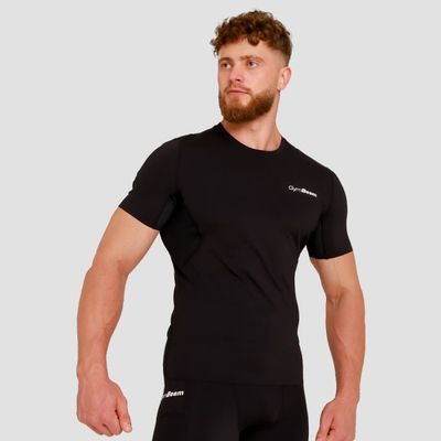 Kompresné tričko High Black - GymBeam, veľkosť M