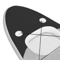 vidaXL Nafukovací Stand up paddleboard čierny 330x76x10 cm