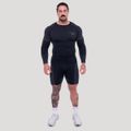 Bezšvové tričko s dlhým rukávom OG1 Black/Grey - GymBeam, veľkosť L