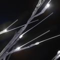 vidaXL Vianočný stromček/vŕba 156 LED 1,5m studená biela, dovnútra/von