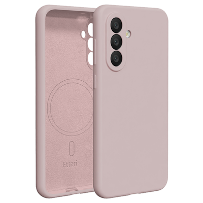 Puzdro Etteri Silicone Mag pre Samsung Galaxy A37 5G svetloružové