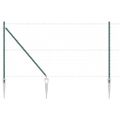 vidaXL Európsky plot s hrotmi 25 x 1,0 m PVC potiahnutá oceľ Zelená