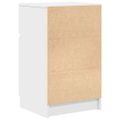 vidaXL Nočné skrinky 2 ks biela 39x35x65 cm kompozitné drevo