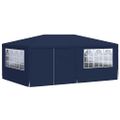 vidaXL Profesionálny párty stan+bočné steny 4x6 m, modrý 90 g/m²
