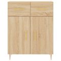vidaXL Vysoká skrinka dub sonoma 69,5x34x180 cm spracované drevo