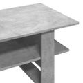 vidaXL Konferenčný stolík betónový sivý 102x55x42 cm kompozitné drevo