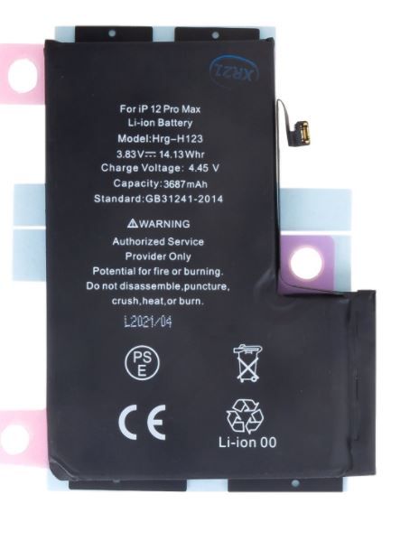 iPhone 12 Pro MAX Batéria 3687mAh Li-Ion (Bulk)