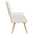 vidaXL kreslo Krémová 62 x 67 x 95,5 cm Sherpa látka