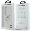 Karl Lagerfeld HC Magnetic IML Metal KC Heads puzdro pre Samsung Galaxy S25 Ultra biela